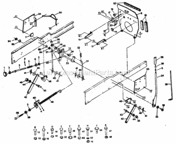 Page E Diagram and Parts List for 917255914  Craftsman Lawn Tractor