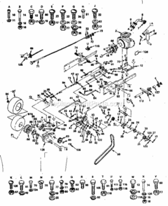 Page C Diagram and Parts List for 917255915  Craftsman Lawn Tractor
