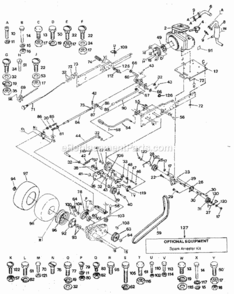 Page C Diagram and Parts List for 917255917  Craftsman Lawn Tractor