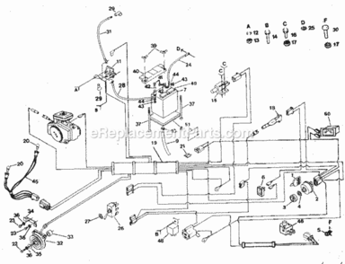 Page A Diagram and Parts List for 917255919  Craftsman Lawn Tractor