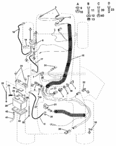 Page A Diagram and Parts List for 917255920  Craftsman Lawn Tractor