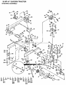 Page D Diagram and Parts List for 917255931  Craftsman Lawn Tractor