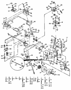 Page D Diagram and Parts List for 917255934  Craftsman Lawn Tractor