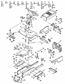 Part Location Diagram of 121642X459 Craftsman Fender