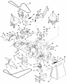 Page J Diagram and Parts List for 917255970  Craftsman Lawn Tractor