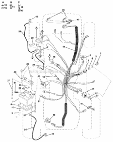 Page C Diagram and Parts List for 917255970  Craftsman Lawn Tractor