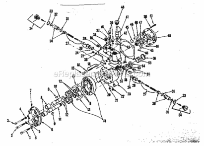 Page G Diagram and Parts List for 91725600  Craftsman Lawn Tractor