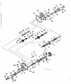Part Location Diagram of 778094 Tecumseh BEVEL GEAR