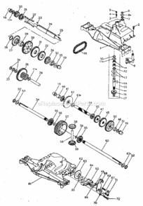 Part Location Diagram of 125595X Craftsman Axle Left Hand
