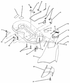 Page N Diagram and Parts List for 917256240  Craftsman Lawn Tractor