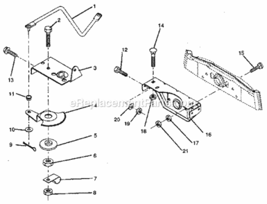 Page H Diagram and Parts List for 917256240  Craftsman Lawn Tractor