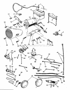Page E Diagram and Parts List for 91725631  Craftsman Lawn Tractor