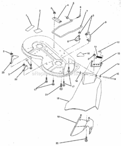 Page N Diagram and Parts List for 917256320  Craftsman Lawn Tractor
