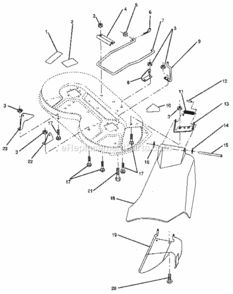 Part Location Diagram of 136631 Craftsman Bracket