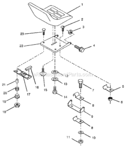 Page D Diagram and Parts List for 917256322  Craftsman Lawn Tractor