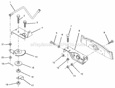 Page G Diagram and Parts List for 917256322  Craftsman Lawn Tractor