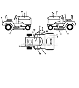 Part Location Diagram of 151303 Craftsman Decal