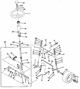 Page D Diagram and Parts List for 917256370  Craftsman Lawn Tractor