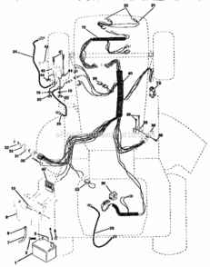 Page A Diagram and Parts List for 917256380  Craftsman Lawn Tractor