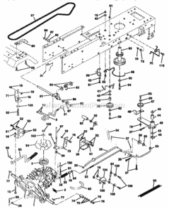 Page C Diagram and Parts List for 917256380  Craftsman Lawn Tractor