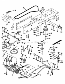 Page C Diagram and Parts List for 917256420  Craftsman Lawn Tractor