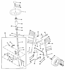 Page D Diagram and Parts List for 917256421  Craftsman Lawn Tractor