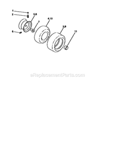 Page G Diagram and Parts List for 917256421  Craftsman Lawn Tractor