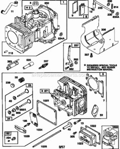 Page K Diagram and Parts List for 917256430  Craftsman Lawn Tractor