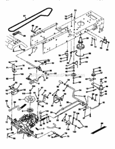Page C Diagram and Parts List for 917256430  Craftsman Lawn Tractor
