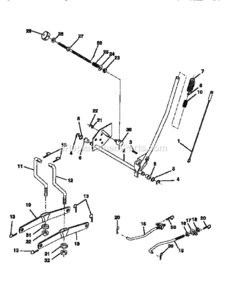 Page I Diagram and Parts List for 917256430  Craftsman Lawn Tractor