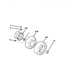 Page G Diagram and Parts List for 917256450  Craftsman Lawn Tractor