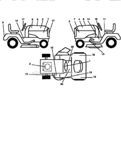 Page F Diagram and Parts List for 917256490  Craftsman Lawn Tractor