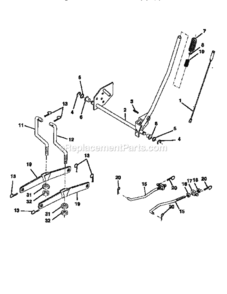 Page I Diagram and Parts List for 917256490  Craftsman Lawn Tractor