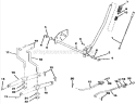 Lift Diagram and Parts List for 917256501  Craftsman Lawn Tractor
