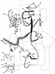 Page A Diagram and Parts List for 917256522  Craftsman Lawn Tractor