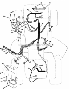 Page A Diagram and Parts List for 917256524  Craftsman Lawn Tractor