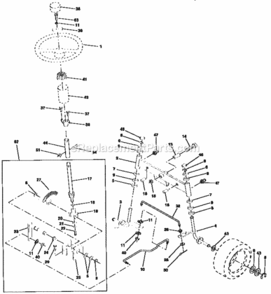 Part Location Diagram of 52927 Generac Thermostat