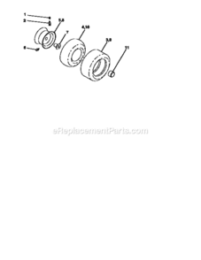 Page G Diagram and Parts List for 917256524  Craftsman Lawn Tractor
