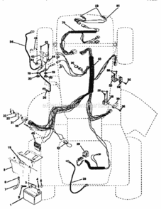 Page A Diagram and Parts List for 917256530  Craftsman Lawn Tractor