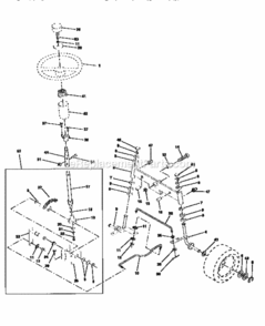 Page D Diagram and Parts List for 917256531  Craftsman Lawn Tractor