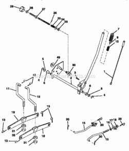 Page I Diagram and Parts List for 917256531  Craftsman Lawn Tractor