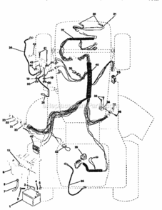 Page A Diagram and Parts List for 917256532  Craftsman Lawn Tractor