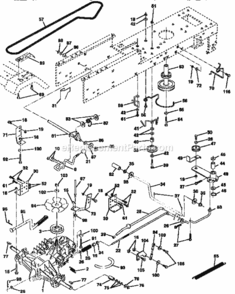 Page C Diagram and Parts List for 917256532  Craftsman Lawn Tractor