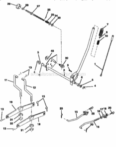Page I Diagram and Parts List for 917256532  Craftsman Lawn Tractor