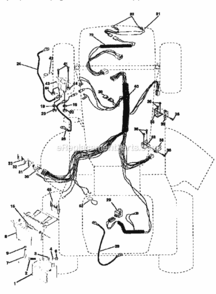 Page A Diagram and Parts List for 917256540  Craftsman Lawn Tractor
