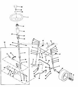 Page D Diagram and Parts List for 917256540  Craftsman Lawn Tractor