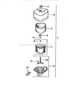 Page M Diagram and Parts List for 917256541  Craftsman Lawn Tractor