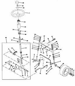 Page D Diagram and Parts List for 917256541  Craftsman Lawn Tractor