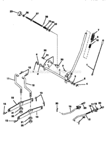 Page I Diagram and Parts List for 917256541  Craftsman Lawn Tractor