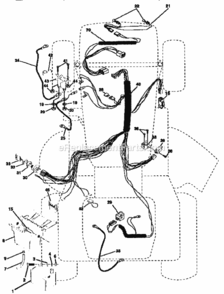 Page A Diagram and Parts List for 917256543  Craftsman Lawn Tractor